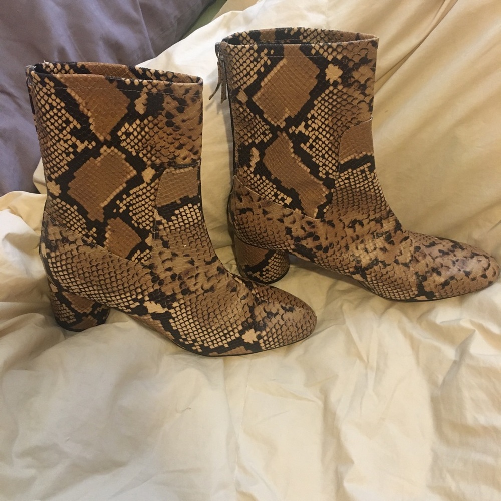 Zara snake boots
